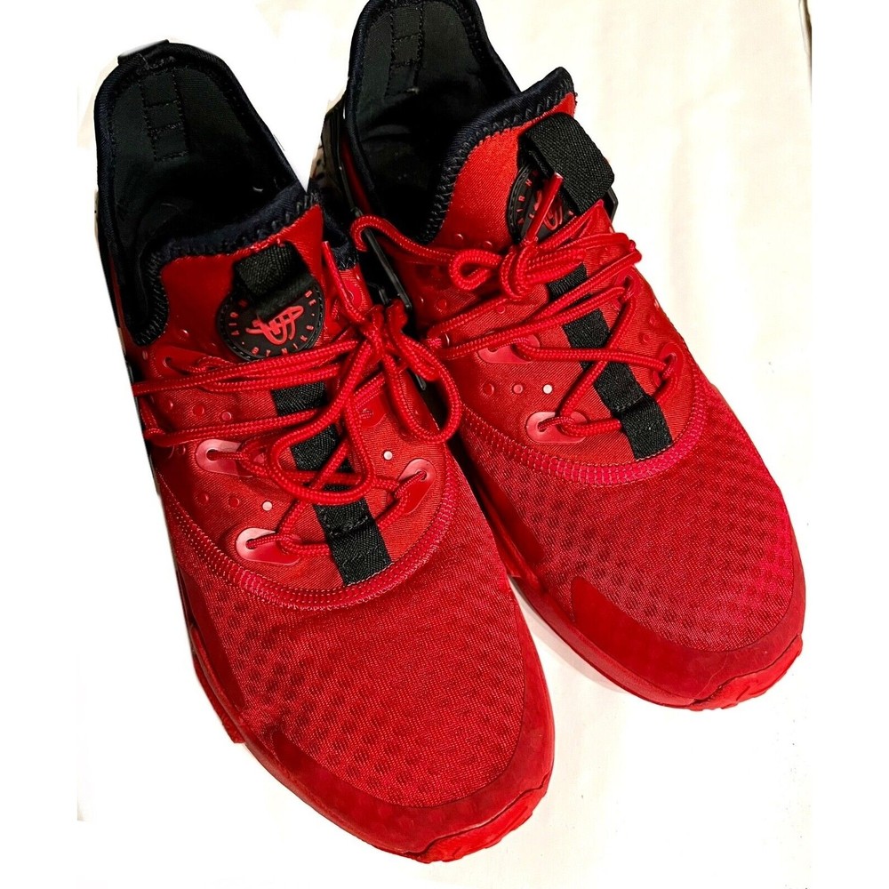 NIKE Air Hurache Gym red/black Boy’s Size 7 [AH7334-603] Pre-owned